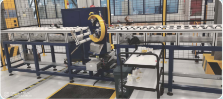 ZCN090C-X（1550、2500）跑道式線圈數(shù)控包帶機（輸送帶結構